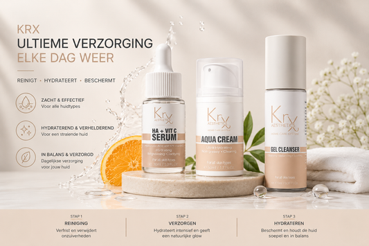 ✨ Hydrateer, verzorg en laat je huid stralen met de KRX Bestseller Bundel. ✨