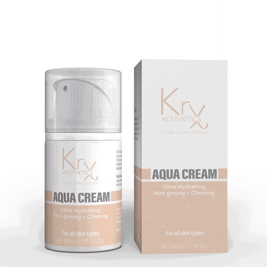 KRX Aesthetics Koreaanse Aqua Crème Gezichtscrème – Hydraterende Dagcrème voor Alle Huidtypen 50ml