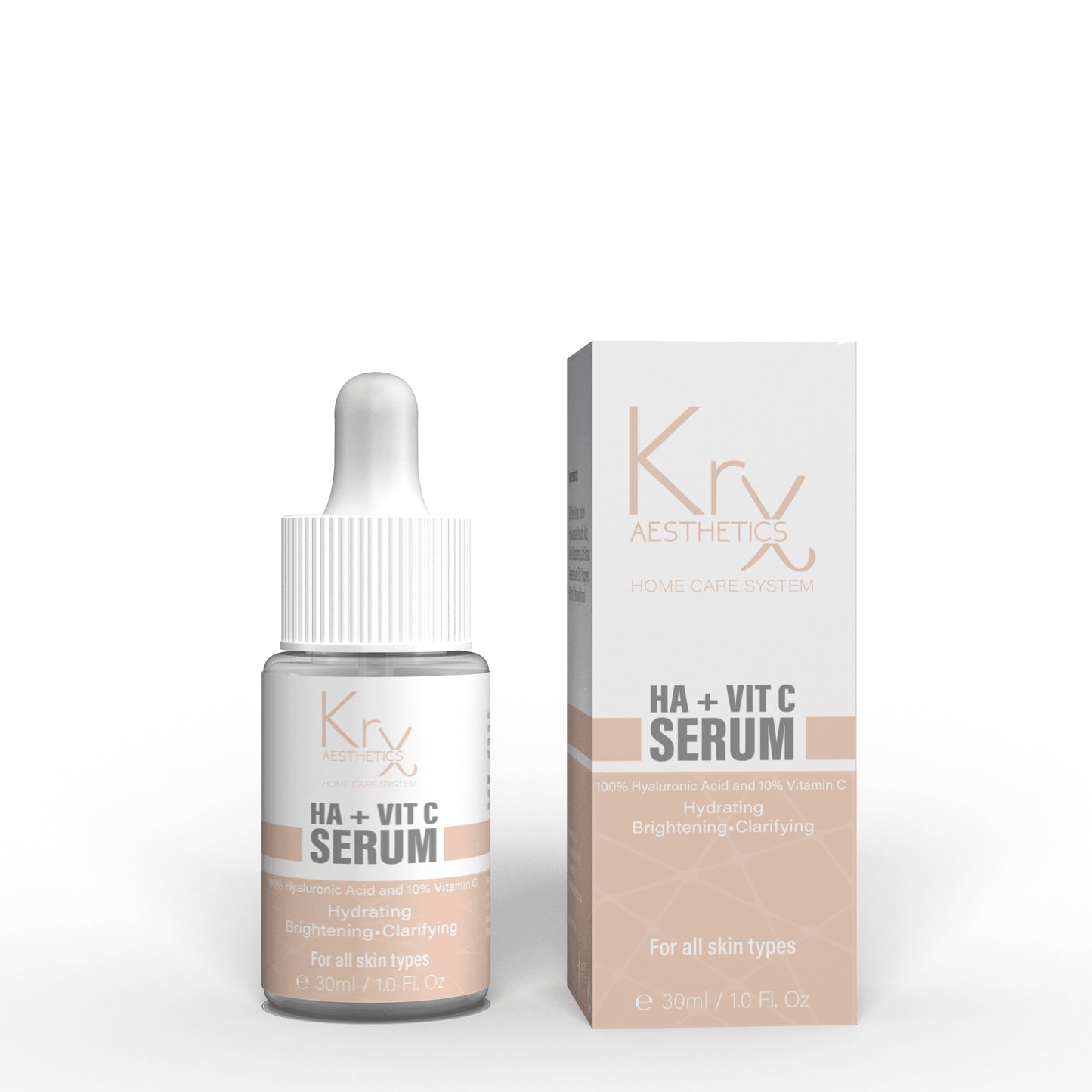 KRX Aesthetics Aqua Vitamine C Serum 30 ml – Hydraterend Vitamine C Gezichtsserum voor Stralende en Egale Huid